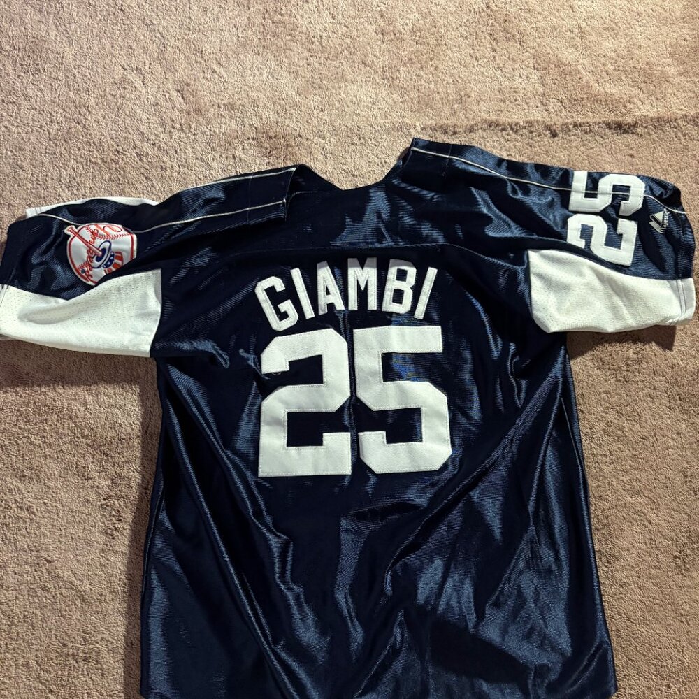 Vintage New York Yankees #25 Jason Giambi Jersey - Picture 2 of 5